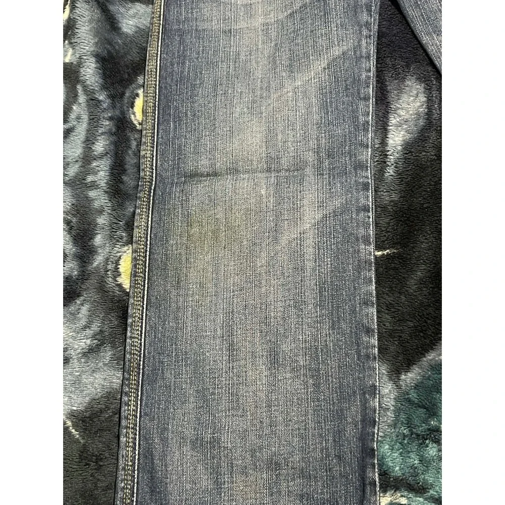 Diesel Jeans Boys 12 Blue Straight Leg Denim Industry Distressed Faded‎